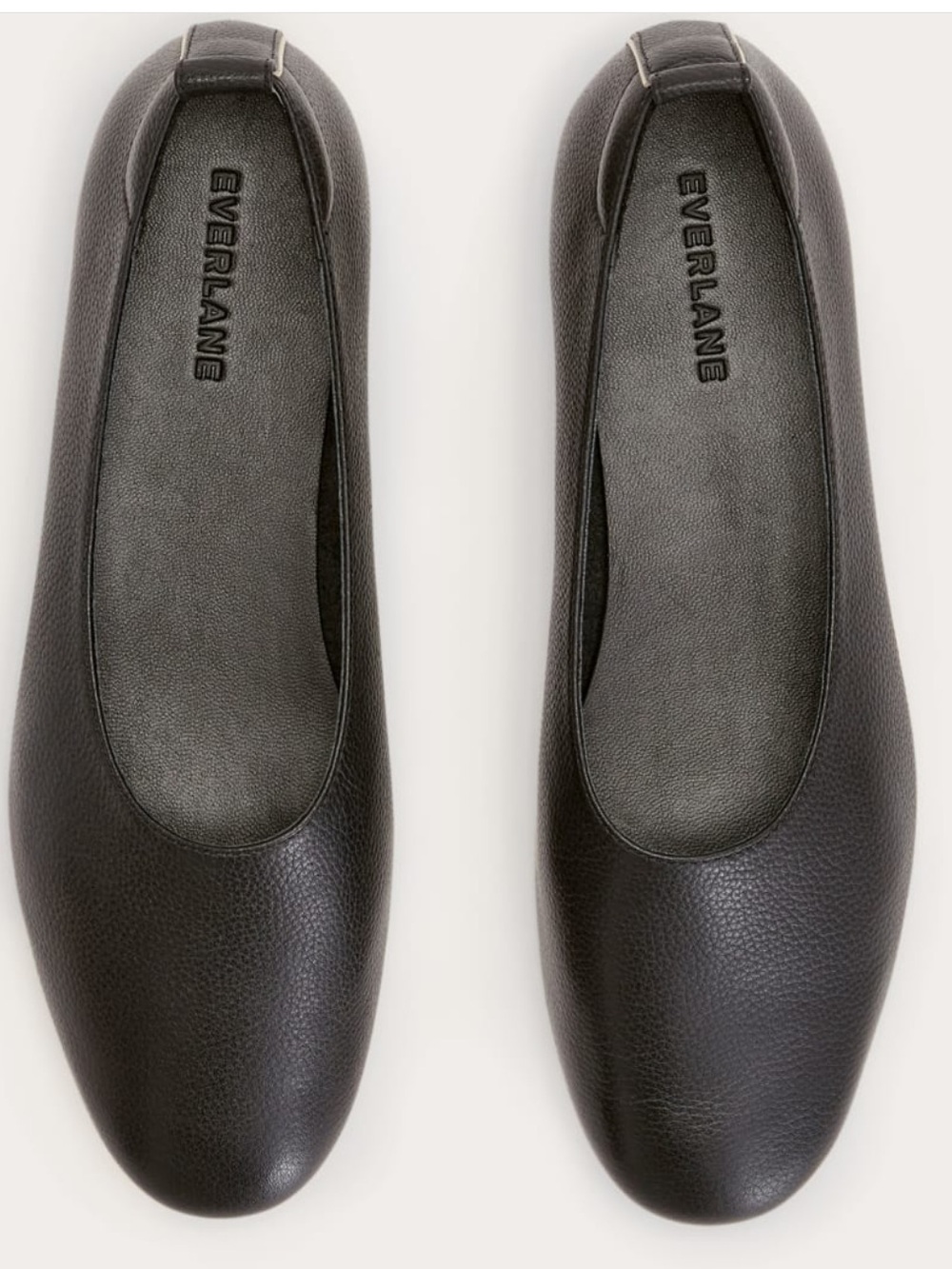 Everlane The Day Glove Black Leather Ballet Flats - Picture 5 of 11